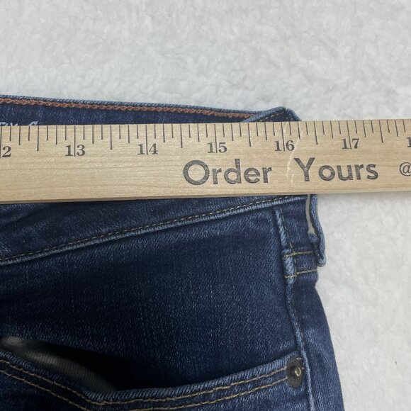 Eddie Bauer Jeans Womens Sz 10 Blue Slightly Curvy Straight Leg Denim - Picture 6 of 12